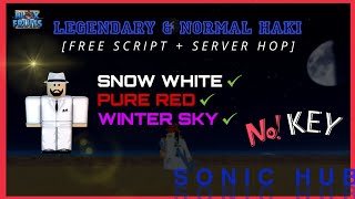 BEST Haki Finder script for Blox Fruit Get Legendary Haki easily  Auto Buy Haki  Auto server hop [upl. by Eittel]