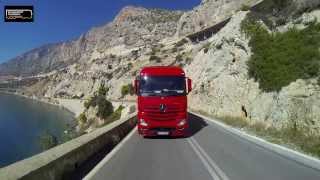 MercedesBenz Actros 1845 LS Euro 6 test [upl. by Merth]