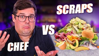 Can a Chef Make Amazing Dishes from Scraps  Food Scrap Challenge [upl. by Ynahpets606]