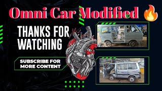 The Unlikely Legend of the Modified Maruti Suzuki Omni omni [upl. by Mij]