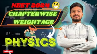 CHAPTERWISE WEIGHTAGE FOR PHYSICS ‼️🧠  NEET 2024💥 A COMPLETE PLANNER AND STRATEGY IN TAMIL 😱😎 [upl. by Eitten181]