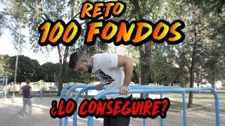 100 FONDOS EN PARALELAS SIN BAJAR  RETO CALISTENIA [upl. by Okimat]