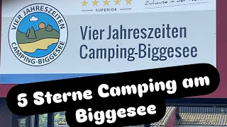 CampingBiggesee Vier Jahreszeiten 5 Sterne 🌟 [upl. by Renaud190]