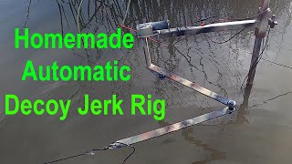 Automatic Decoy Jerk Rig System And Duck Decoy Spreader [upl. by Teirtza]