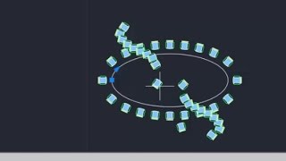 AutoCAD blocks Array  Arrangement of blocks and dynamic blocks [upl. by Aneeled]