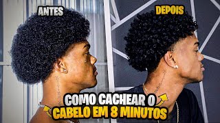 Como cachear o cabelo em 8 minutos [upl. by Lidia]