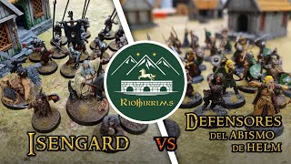 ⚔️ Partida Middle Earth 800 puntos  Defensores del Abismo de Helm VS Isengard [upl. by O'Grady]