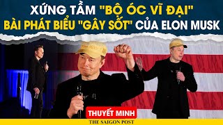 🔴THUYẾT MINH  Bài phát biểu xứng tầm quotbộ óc vĩ đạiquot của Elon Musk vận động cho Donald Trump tại PA [upl. by Liponis927]