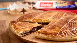 Recette de galette des rois au chocolat HERTA® [upl. by Refinne]