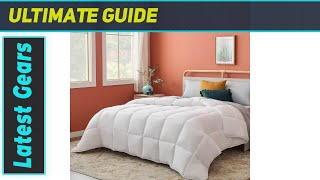 LINENSPA White Down Alternative Comforter  Best AllSeason Bedding [upl. by Anoved]