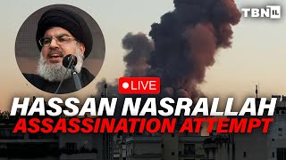 LIVE REPORT Assassination Attempt Of Hezbollah Chief Hassan Nasrallah In Beirut  TBN Israel [upl. by Toscano]