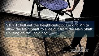 4 easy steps to disassemble your Teeter inversion table [upl. by Nahshun804]