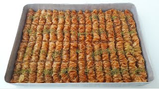 Hazır Yufkadan Çıtır Çıtır Burma Baklava5Dakikada YapabilirisinizBaklava TarifleriGurbetinmutfagi [upl. by Novrej284]