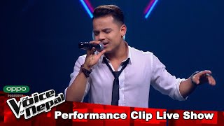 Kiran Gajmer quotLajayeraquot  LIVE Show Performance  The Voice of Nepal S3 [upl. by Jorey63]