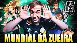 LUX SUPORTE no MUNDIAL e YASUO FAZENDO 1v9  MUNDIAL DA ZUEIRA  WORLDS 2024 [upl. by Amund]