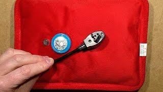 Teardown of an electrode heated muff  hot water bottle [upl. by Winwaloe]