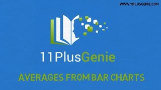 11 Plus Genie Maths  Averages 2 Averages from bar charts [upl. by Barcot]