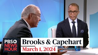 Brooks and Capehart on the immigration policies of Biden and Trump [upl. by Rhines]