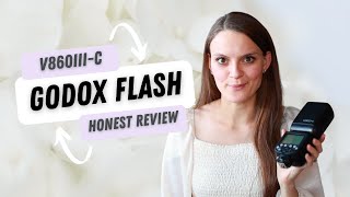 Godox V860IIIC Flash Honest Review  Honest Review Series [upl. by Smailliw]