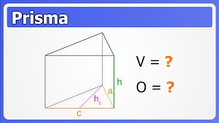 Prisma  Volumen und Oberflächeninhalt berechnen  How to Mathe [upl. by Albrecht344]