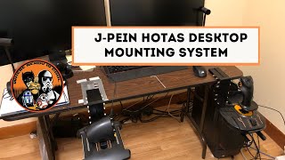 JPEIN HOTAS Desktop Mounting System [upl. by Cowen]