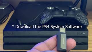 How to Reinstall PS4 System Software Without USB  In 5 EASY Steps [upl. by Aunson151]