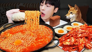 AMSR MUKBANG 직접 만든 김치 레시피 amp 라면 먹방  통 스팸 계란 KIMCHI RECIPE EATING [upl. by Atiuqin451]