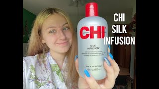 Testing Out CHI Silk Infusion Does it work [upl. by Clementia]