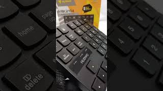 NKB104 NUBWO WIRELESS NUMERIC KEYPAD ชาทต์ได้ [upl. by Rhodie]