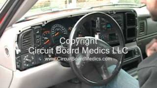 How to Remove and Repair A Chevy or GMC Instrument Cluster 20032006 [upl. by Norrehc]