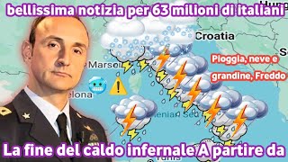 Allerta meteo Italia La fine dellestate la grande tempesta sta arrivando E scopri cosa ti aspetta [upl. by Anna-Maria]