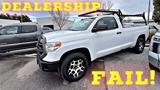 BIG Problems With OVERPRICED Rare Tundra 4X4 [upl. by Ashwell]