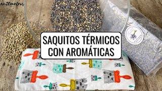 SAQUITOS TÉRMICOS DE SEMILLAS CON FLORES DE LAVANDA hecho a mano y CASI GRATIS  en20metros [upl. by Marsh]