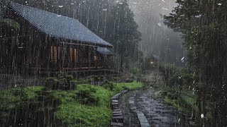 Sonidos Curativos de Lluvia en el Tranquilo Bosque Brumoso  Ruido Blanco para Sueño Confortable [upl. by Tyrone698]