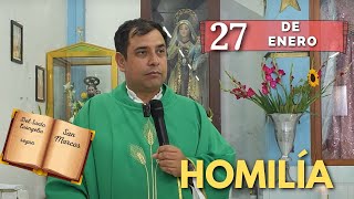 EVANGELIO DE HOY sábado 27 de Enero del 2024  Padre Arturo Cornejo [upl. by Chloette382]