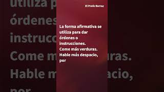 Modo Imperativo en Español ¡Aprende a Dar Órdenes Correctamente  Tutorial Rápido [upl. by Fayette]