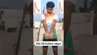 Cubitus valgus  Exercise sscgd fitness defenceforces army bsf [upl. by Flossie]