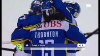 Patrick Kane game winner Spengler Cup semifinals 2012 [upl. by Adnima]