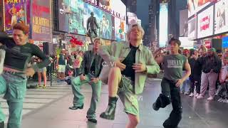 SB19 New YorkTime Square BuskingBazinga Gento Crimzone PPop US Tour [upl. by Ennayar]