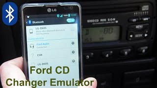 Ford CD Changer Emulator with Bluetooth functions aftermarket  Ford Audio [upl. by Rehposirhc]