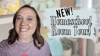 NEW Homeschool Room Tour  Homeschool Organization [upl. by Eniahs]