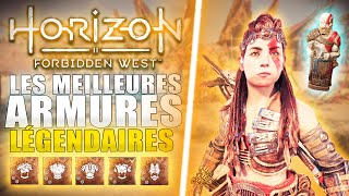 Horizon Forbidden West  Les MEILLEURES ARMURES LÉGENDAIRES  Easter Egg GOD OF WAR 🔥 [upl. by Enirehtahc]