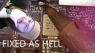 ASRock B450 Motherboard Repair  Turns on then off [upl. by Akoyn]