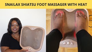 Snailax Shiatsu Foot Massager With Heat Review [upl. by Perloff]