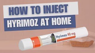 How to Inject Hyrimoz at Home [upl. by Iow]