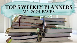 TOP 5 WEEKLY PLANNERS  2024 [upl. by Oriane]