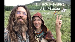 RAINBOW GATHERING 2022  DRUM CIRCLE  RAINBOW WEDDING rainbowgathering rainbowgathering2022 [upl. by Breen]