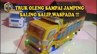 Sampai Jamping Truk Oleng Balapan Vs Truk Pasir Jungkit [upl. by Zetra136]