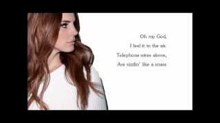 Lana Del Rey Summertime Sadness Lyrics [upl. by Halsey]