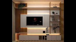 100 Modern Living Room TV Cabinet Design 2023  TV Wall Unit  TV cabinet designs [upl. by Leahcimed254]